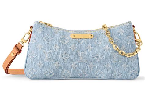 lv sky blue bag|LOUIS VUITTON Monogram Denim Liv Pochette Sky Blue.